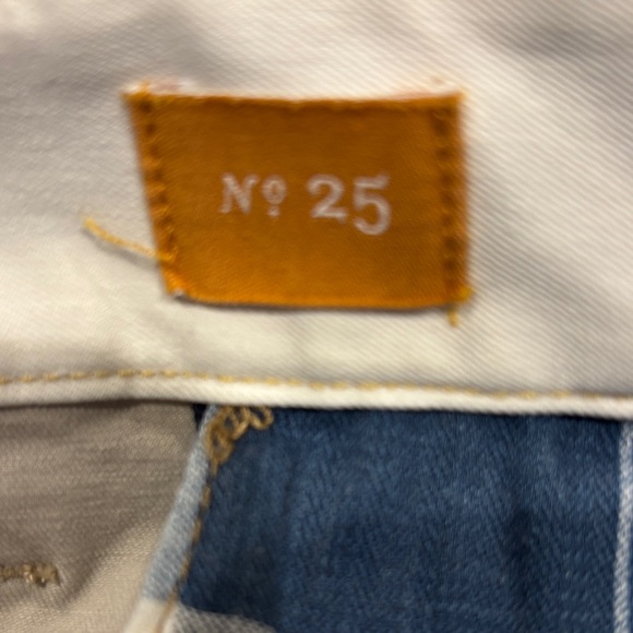 Pilcro Patchwork Mini Skirt in Tan and Cream - Picture 10 of 15